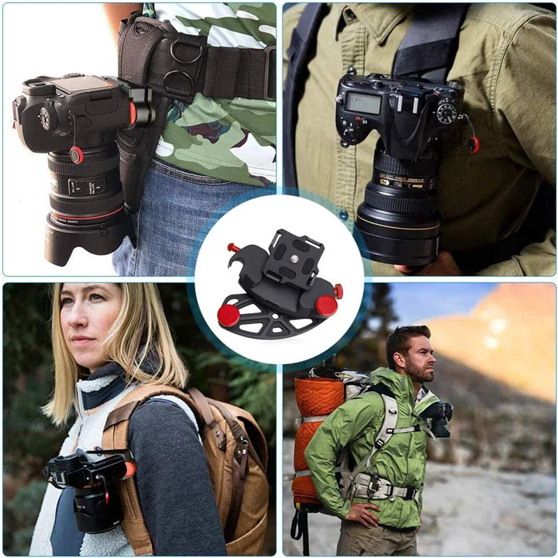 Adventure-Ready Camera Sling Bag + Free Toiletry Bag + Camera Clip Bundle!